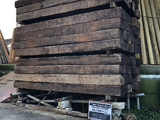 国産　中古枕木